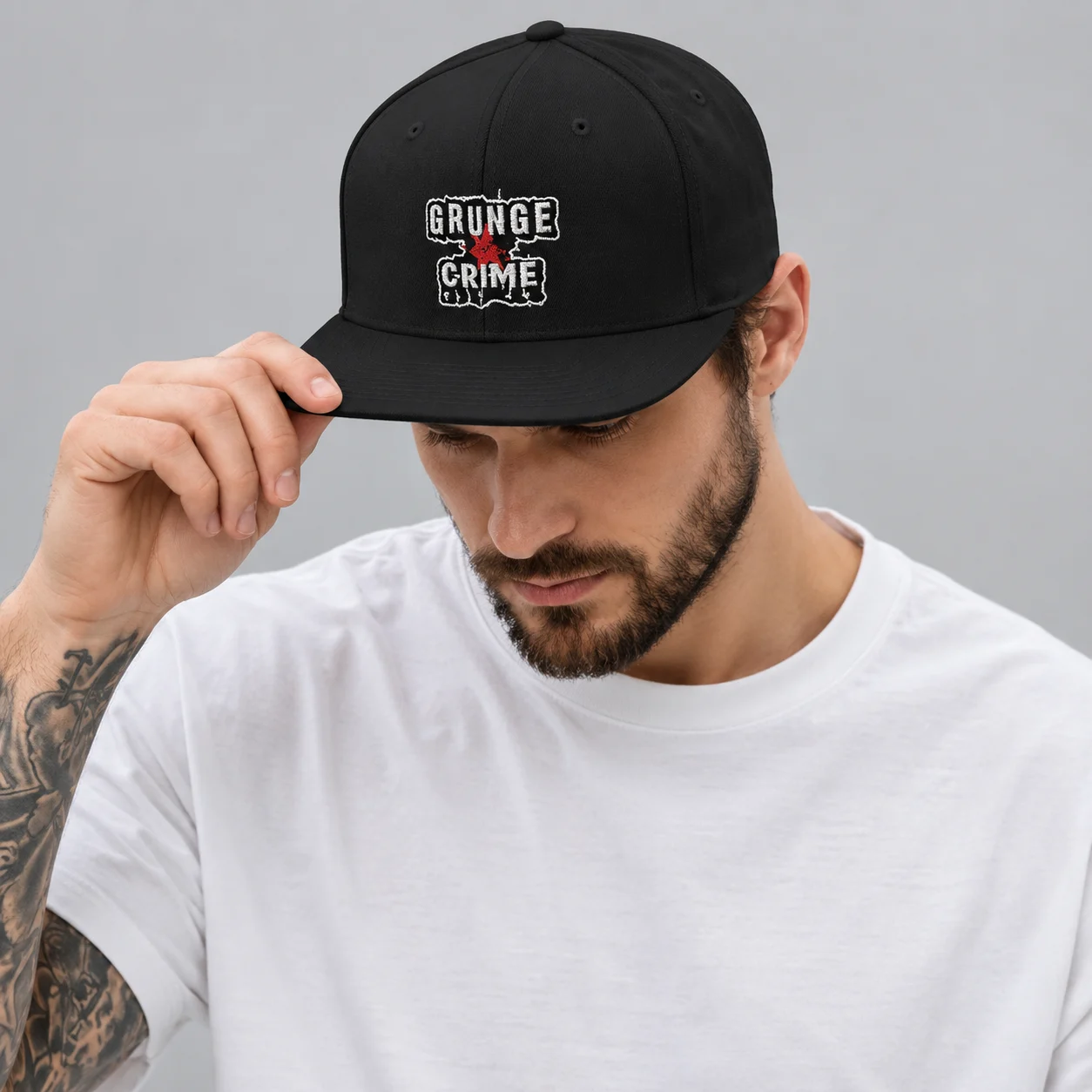 Custom Embroidered Snapback Cap by BigBee Apparels