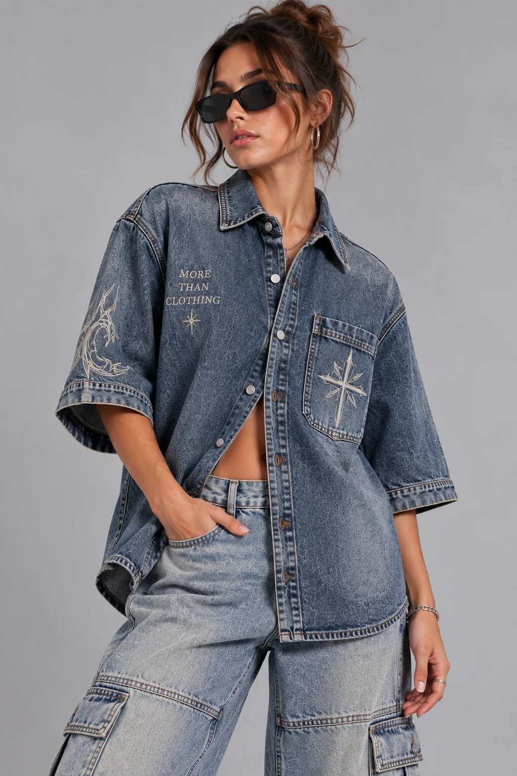 Denim Shirt by BigBee Apparels