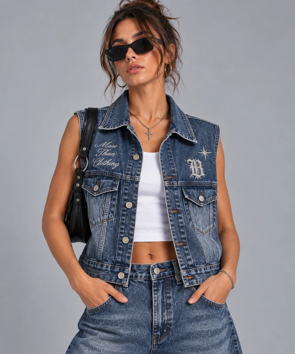 Denim Vest by BigBee Apparels
