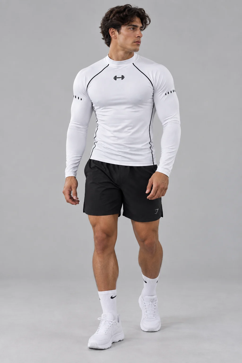 Long-Sleeve Compression Training Top by BigBee Apparels