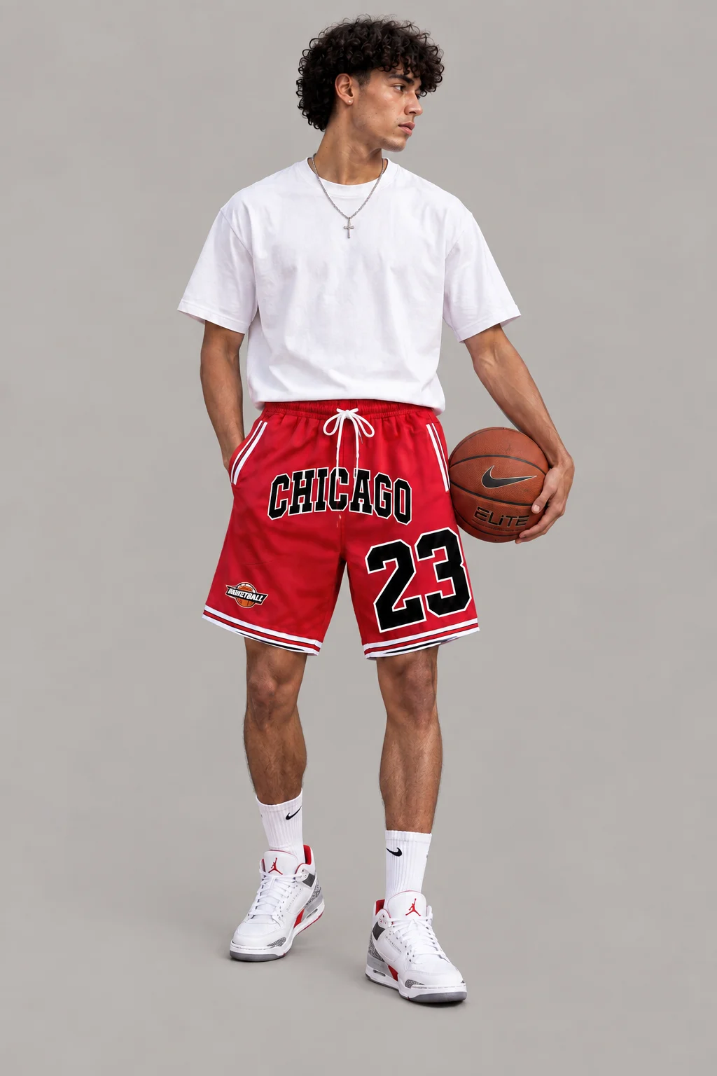 Varsity Basketball Graphic Shorts by BigBee Apparels