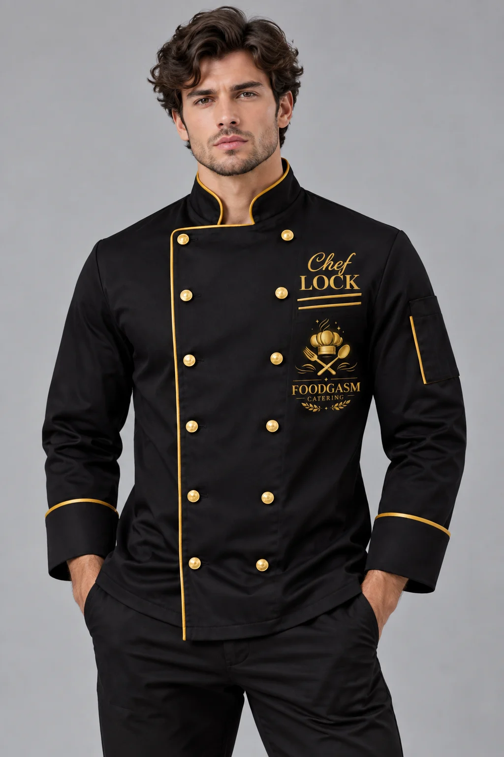 Custom Professional Chef Jacket by BigBee Apparels